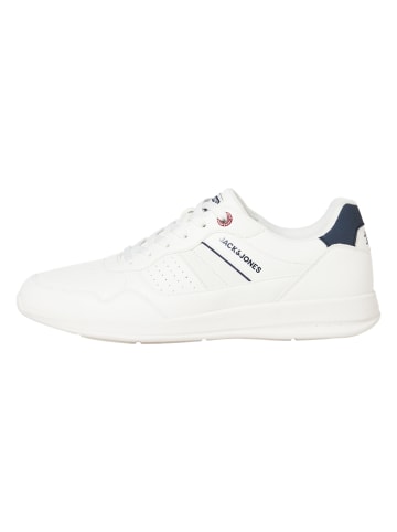 Jack and Jones JFWHAMMERSMITH PU Sneaker in Weiß