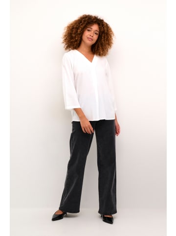 Kaffe Langarm-Bluse KAelsa in Chalk