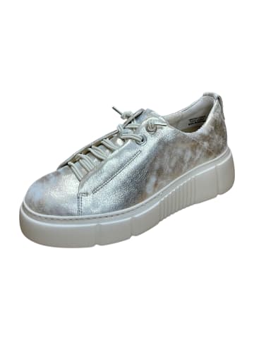Paul Green Plateau Schnürschuhe in Silber
