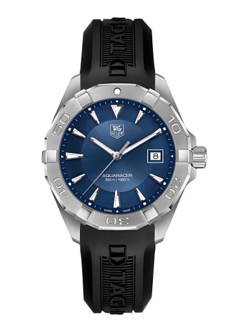 Tag Heuer Uhr silber schwarz blau WAY1112.FT8021