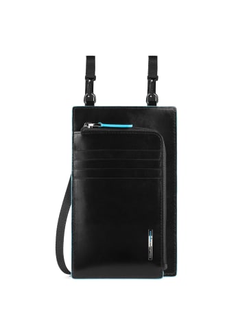 Piquadro Blue Square Handytasche RFID Leder 11,5 cm in black