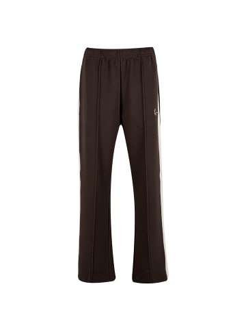 Karl Kani Signature Sidestripe Pique Trackpants in Braun