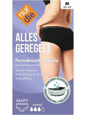 Nur Die Periodenunterwäsche Alles Geregelt Panty normal in Schwarz