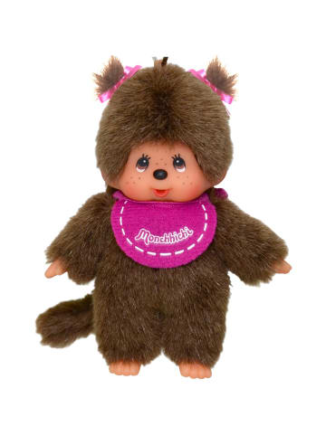 Monchhichi Mädchen rosa Anhänger | 10 cm | Monchhichi | Sekiguchi | Schlüsselanhänger