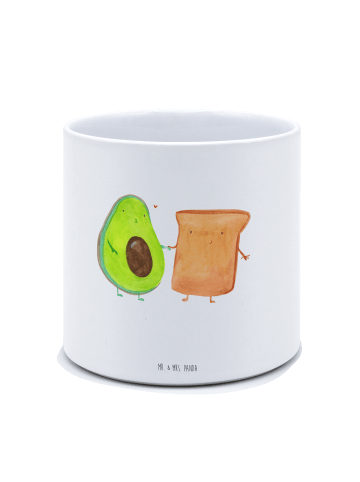Mr. & Mrs. Panda Kräutertopf Avocado Toast ohne Spruch in Weiß