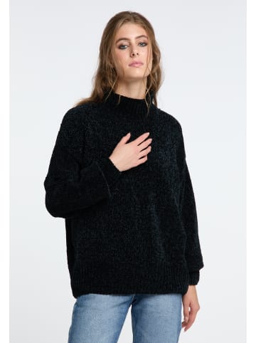 IZIA Damen Strickpullover in Schwarz