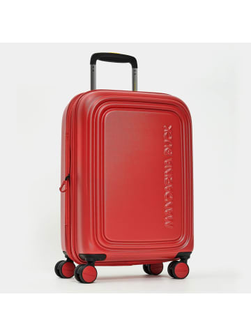 Mandarina Duck Logoduck 4-Rollen Kabinentrolley 55 cm in cherry tomato