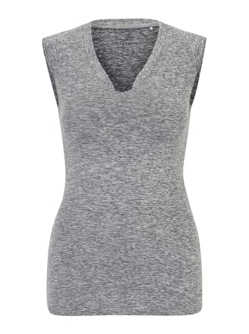 Venice Beach V-Neck Shirt VB Eleamee in coal B melange