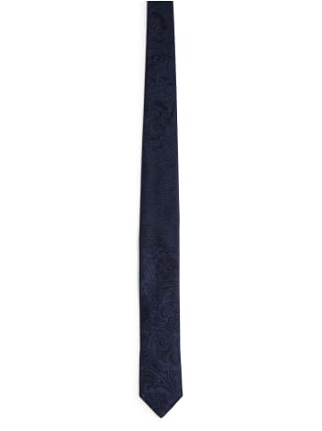 OLYMP  Seidenkrawatte in marine - 0003