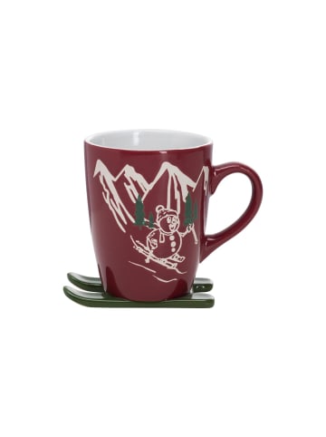 Ritzenhoff & Breker 24er Set Kaffeebecher auf Ski Aspen 340 ml in rot