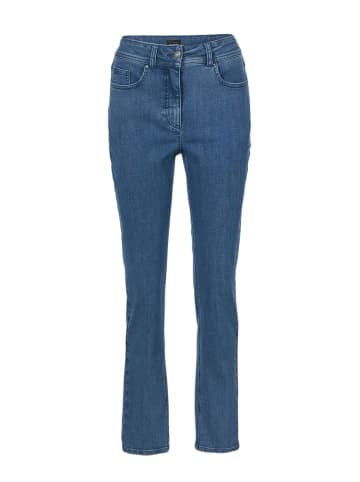 GOLDNER Hose mit Bauchweg-Effekt Superbequeme Hose mit Bauchweg-Effekt in marine