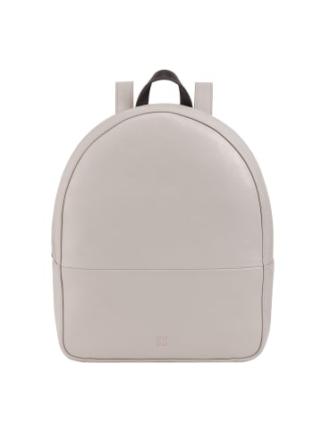 DuDu City Rucksack Leder 26,5 cm in pearl grey