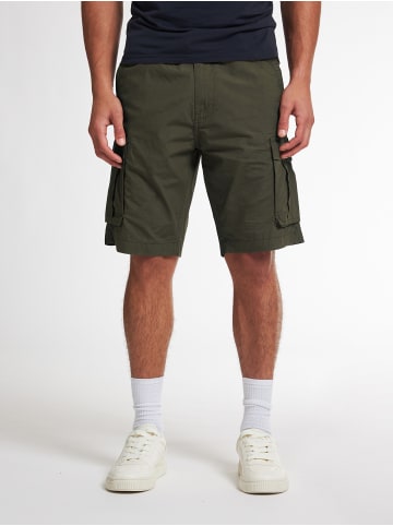 Petrol Industries Cargo-Shorts mit Gürtel in Grün