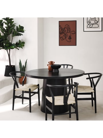 Atmosphera Créateur d'intérieur Schüssel CHAYA in Schwarz, Ø 22 cm