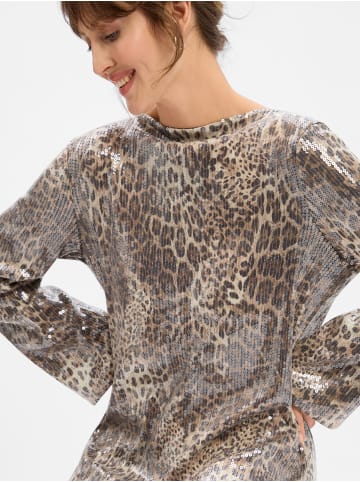 Noisy may Paillettenkleid NMJessy in braun beige - 0001