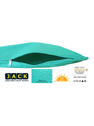 JACK 2er Set Outdoor Kissenhülle 40x60cm in Aqua