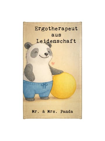Mr. & Mrs. Panda Gästehandtuch Ergotherapeut Leidenschaft Design... in Weiß