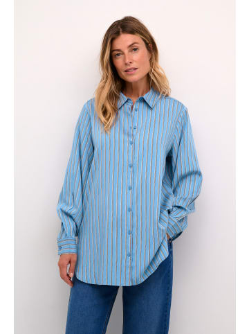 Cream Langarm - Hemd CRRiley Loose fit in Silver Lake Blue Stripe
