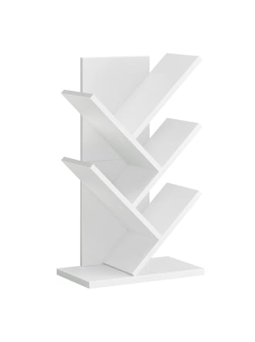 VASAGLE Bücherregal Custos in Weiß - (B)30 x (H)51 x (T)17.2 cm