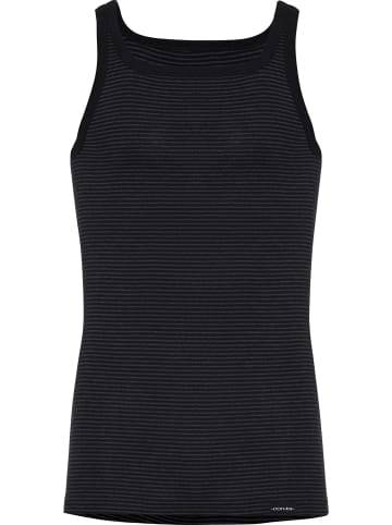 Con-ta Baumwolle, Feinripp Unterhemd in schwarz