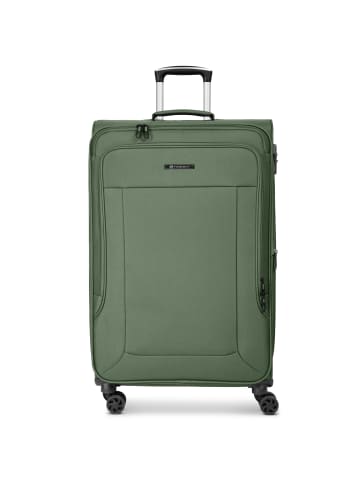 Franky Melbourne 3.0 4-Rollen Trolley 79 cm mit Dehnfalte in olive