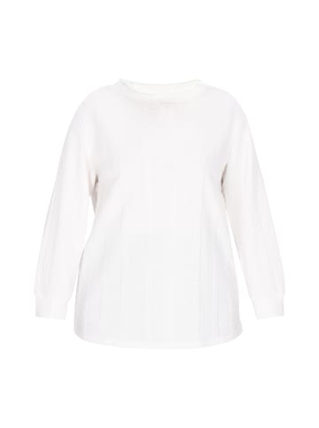Usha Plus Size Sweatshirt in white