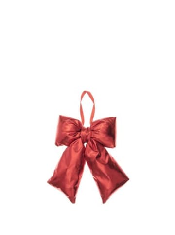 Rico Design Nonbook - Weihnachtsschleife zum Hängen, rot, 24 x 19 x 5 cm
