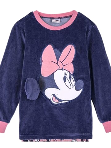 Cerda Schlafanzug Fleece Disney Minnie Mouse in Dunkelblau