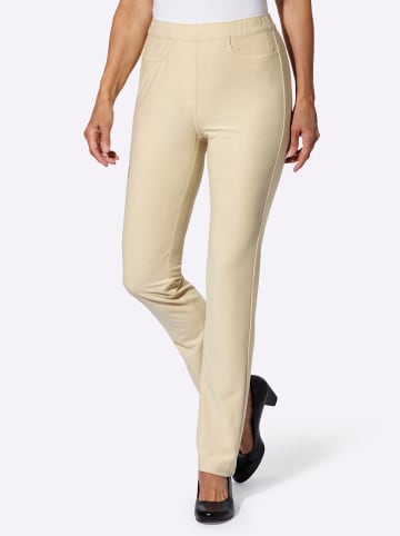Sieh an! Schlupfjeans in sand