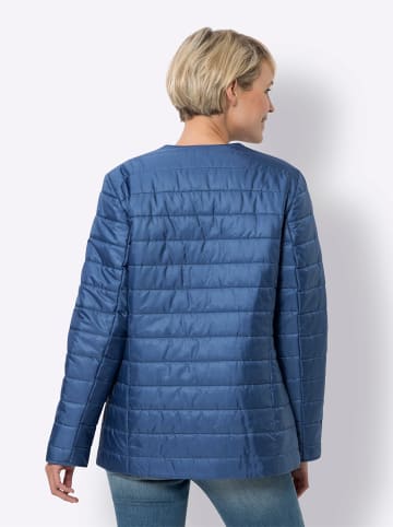 Sieh an! Steppjacke + Tasche in jeansblau