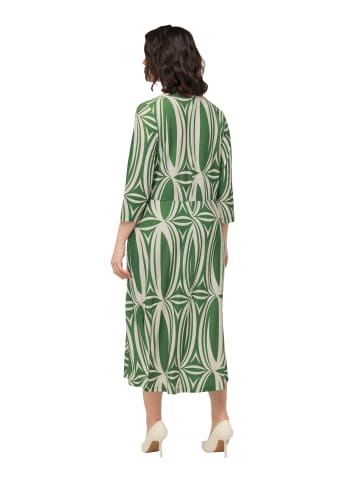 Ulla Popken Midikleid in moosgrün