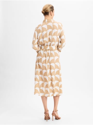 More & More Kleid in braun weiß - 0001