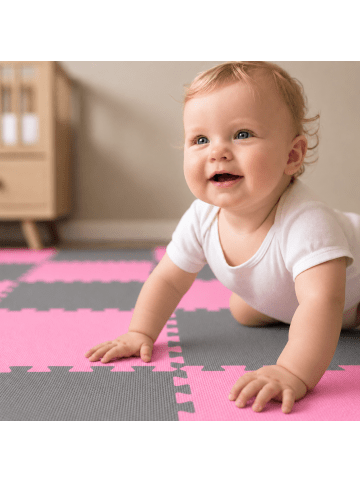 LittleTom Baby Spielmatte Eva 18-tlg. im zwei Farben Mix