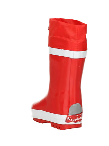 Playshoes Gummistiefel Basic gefüttert in Rot