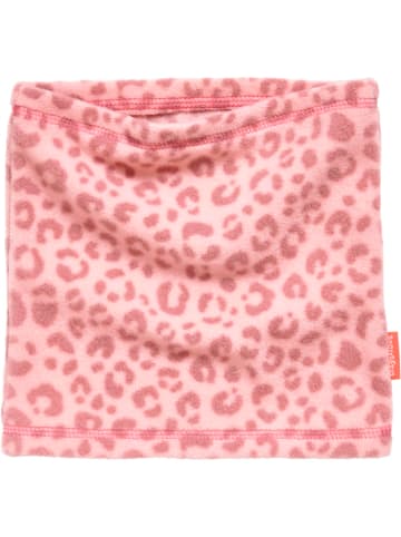 Playshoes Fleece-Schlauchschal Leo-Print in Rosa