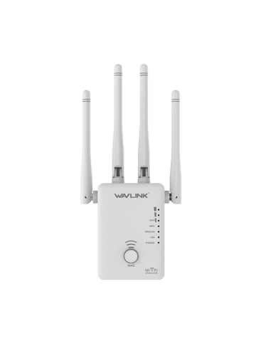 COFI 1453 Dualband WLAN-Repeater mit 4 Antennen 2,4G/5G Signalverstärkung in Weiß