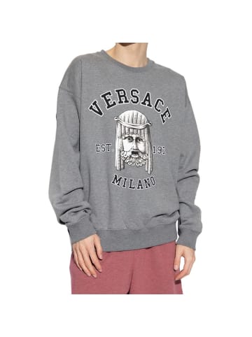 Versace Grau Baumwolle Sweatshirt