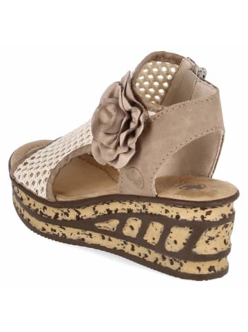 rieker Keilsandaletten in beige