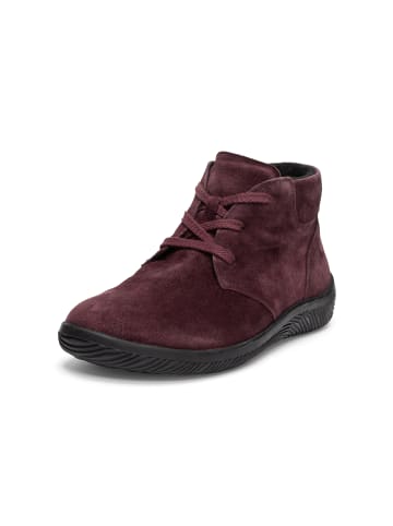 VITAFORM Veloursleder Stiefeletten in bordeaux