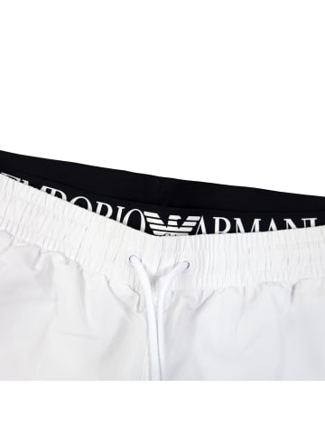 Emporio Armani Boxer Beachwear in Weiß