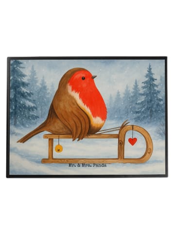 Mr. & Mrs. Panda tischauflage Rotkehlchen Schlitten Design ohne ... in Weiß