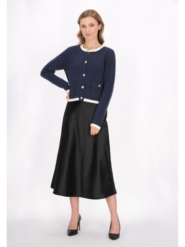 DreiMaster Klassik Women Cardigan in navy offwhite
