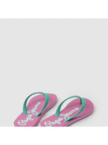 Pepe Jeans Flip-Flops Bay in Rosa/Grün