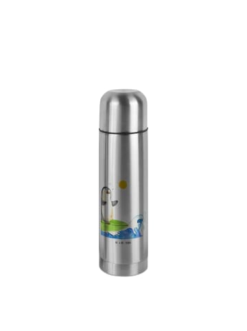 Mr. & Mrs. Panda Thermosbecher Pinguin Surfer ohne Spruch in Transparent