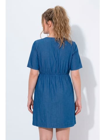 Ulla Popken Midikleid in blue denim