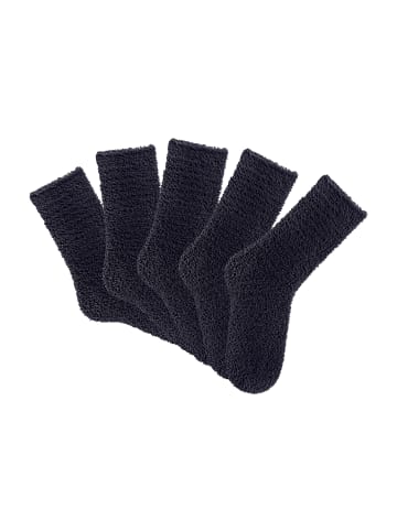 LAVANA basic Kuschelsocken in schwarz