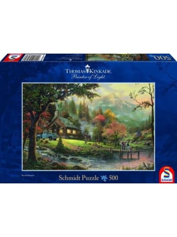 Schmidt Spiele Thomas Kinkade, Idylle am Fluss, 500 Teile