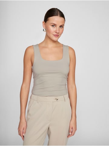 Vila 2er-SET Tank Top Bluse Figurbetont in Grau-2