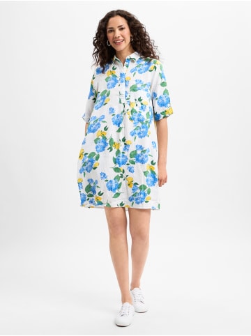 Marie Lund Kleid in blau gelb - 0043