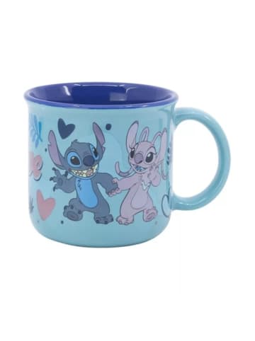 Disney Stitch & Angel Keramik-Frühstückstasse 350 ml in einer Geschenkbox